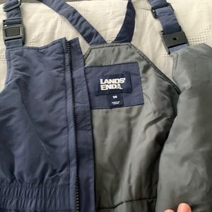 Lands End Kids bob snow pants size 14